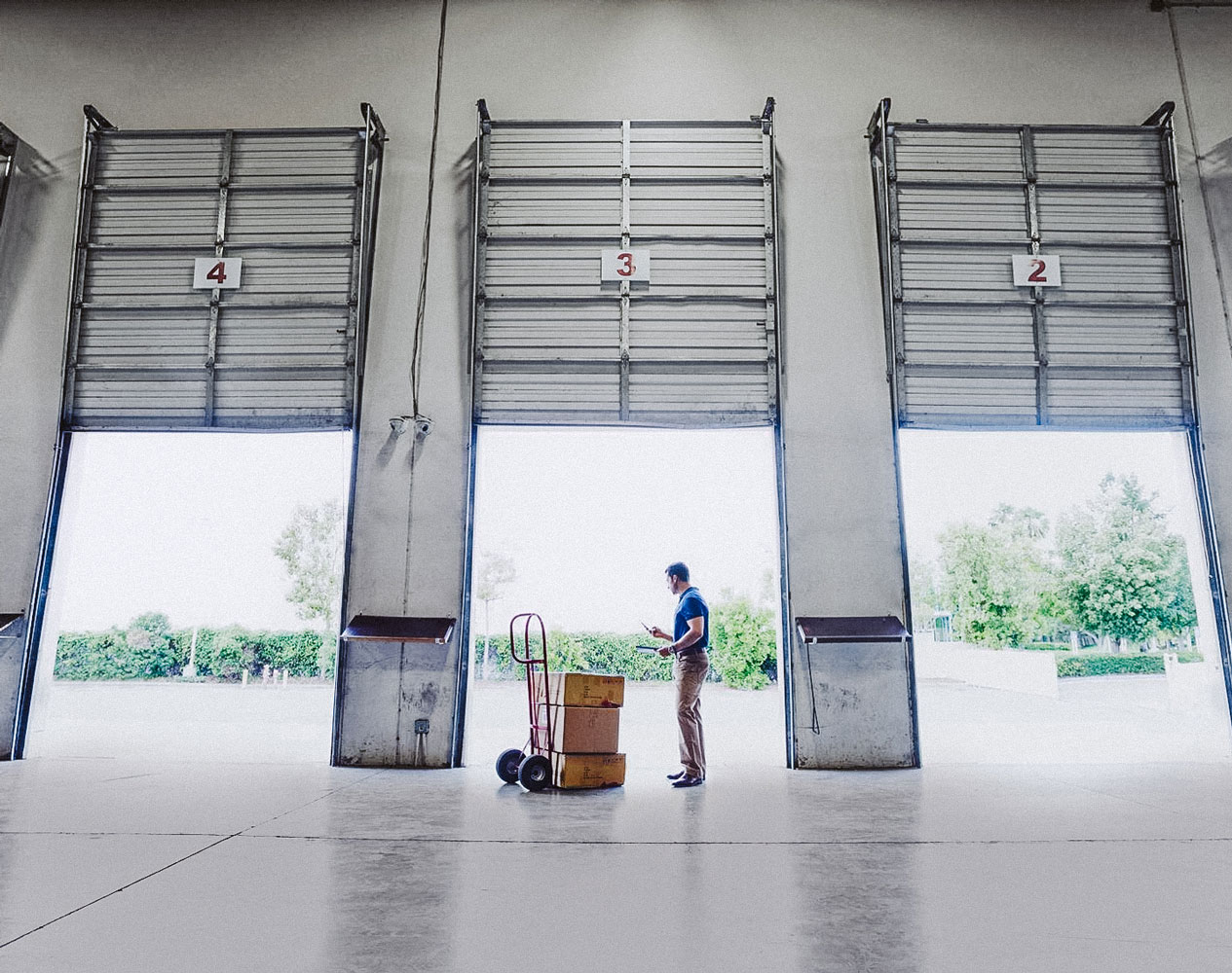 Small warehouse space with loading dock at Shift — spaces for doing